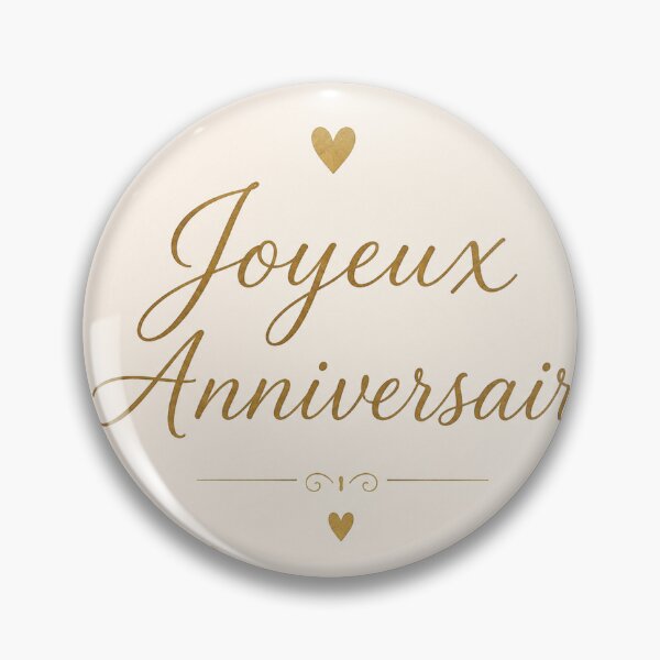 Item preview, Joyeux Anniversaire – Elegant French Birthday Card with Blush Floral Design designed and sold by Novel Works Studio.