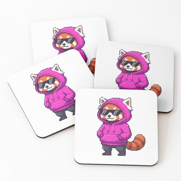 Item preview, Retro 16 Bit Pixel Hypebeast Red Panda Mascot designed and sold by DripCultureLab.