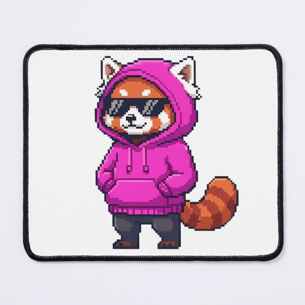 Item preview, Retro 16 Bit Pixel Hypebeast Red Panda Mascot designed and sold by DripCultureLab.
