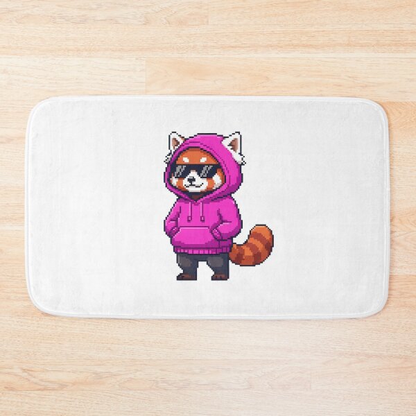 Item preview, Retro 16 Bit Pixel Hypebeast Red Panda Mascot designed and sold by DripCultureLab.