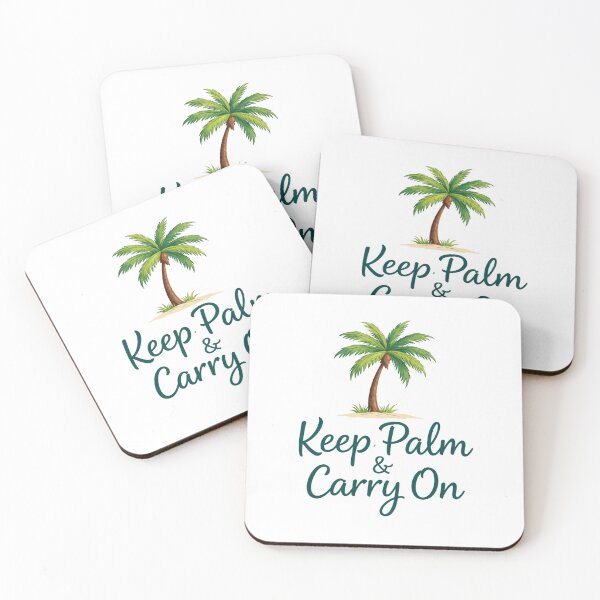 Item preview, Keep Palm Carry On Summer vibes designed and sold by reanacreations.