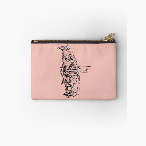 Item preview, Rat Skull & Skewers - (#F3C0B7) designed and sold by The Stippler Process.