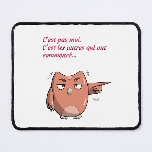 Aperçu de l'œuvre C'est pas moi ! créée et vendue par GribouillStreet.