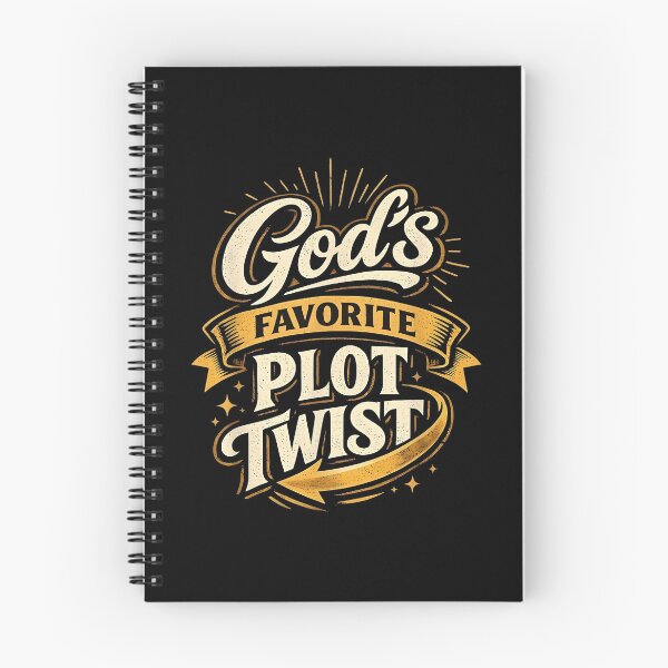 Item preview, God's Favorite Plot Twist Faith Based Christian Inspirational Quote designed and sold by ostenlee.