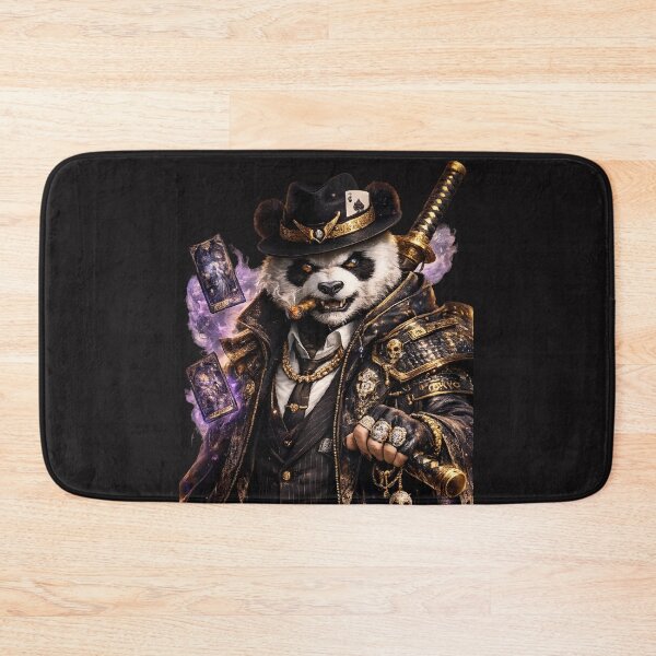 Item preview, Badass Samurai Panda Mafia Boss Japan designed and sold by Sovereign Supply Co..