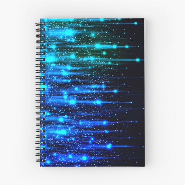 Item preview, Blue Cosmic Light Trails Abstract Technology Background designed and sold by Exodoi.