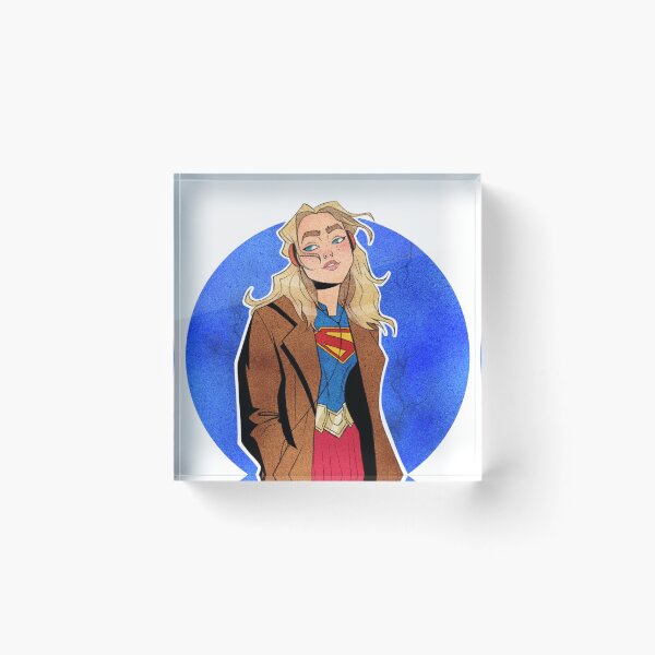 Item preview, Supergirl with Headphones | Modern Kara Zor-El Fan Art designed and sold by NDrake31.