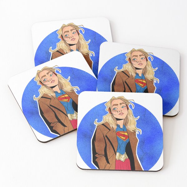 Item preview, Supergirl with Headphones | Modern Kara Zor-El Fan Art designed and sold by NDrake31.