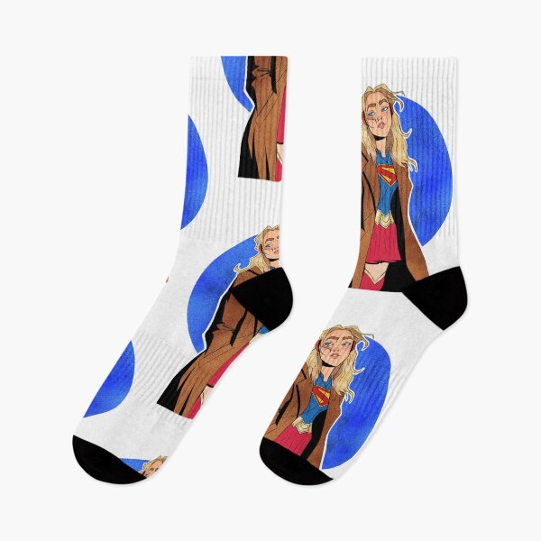 Item preview, Supergirl with Headphones | Modern Kara Zor-El Fan Art designed and sold by NDrake31.