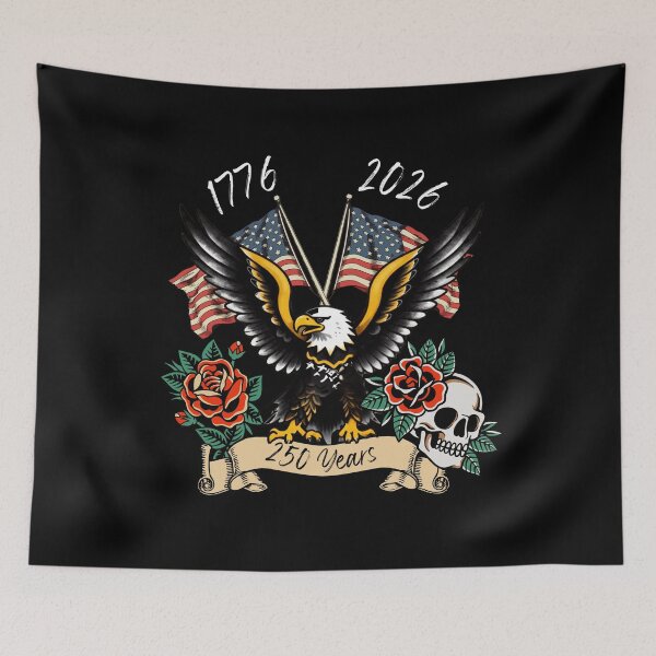 Item preview, Retro Tattoo 250 Years America 1776 2026 Gift designed and sold by TeeArtWorld.