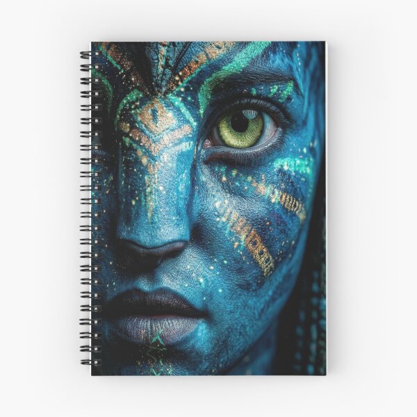 Item preview, Blue Alien Portrait Tee | Neon Na'vi Face Art All-Over Print designed and sold by BHOWMIK STORE.