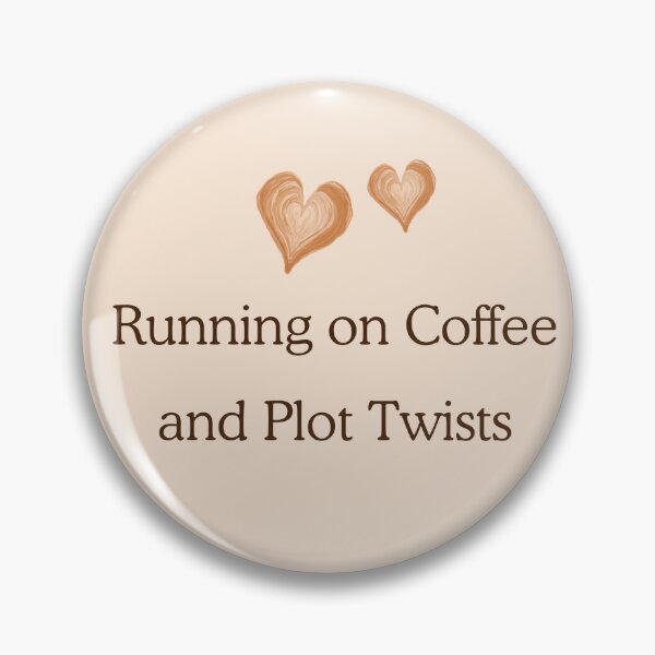 Item preview, Running On Coffee And Plot Twists designed and sold by Kusaka.art.