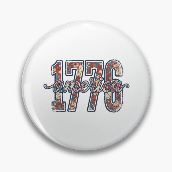 Item preview, 1776 America Vintage Patriotic Floral Independence Day designed and sold by longngusuc.