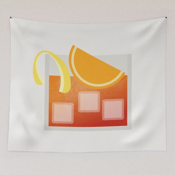 Item preview, Americano Cocktail Minimalist Illustration designed and sold by archetype prints.