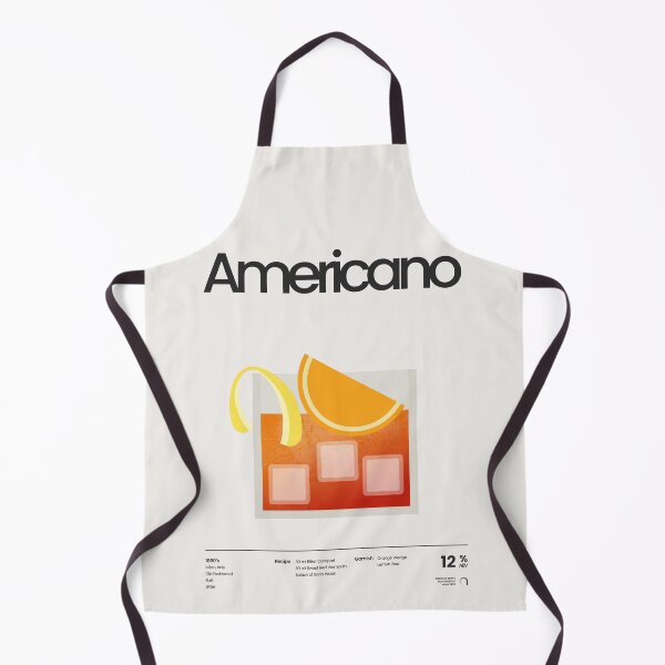 Item preview, Americano Cocktail Minimalist Illustration designed and sold by archetype prints.