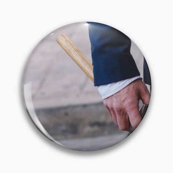 Item preview, Businessman in a Navy Suit Holding a Hammer Behind His Back on an Urban Street, Tension And Threat designed and sold by Nmallia.