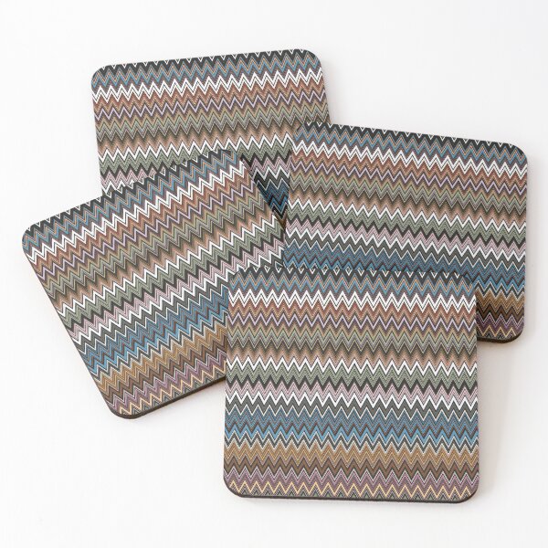 Item preview, Missoni textile vector seamless repeat pattern with retro colors designed and sold by Retro Street Studios.