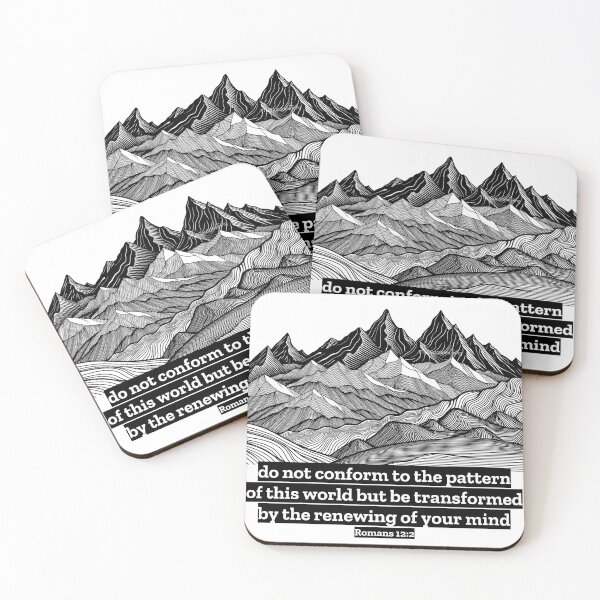 Item preview, Do not conform to the patterns of this world Be transformed Renew your mind Be set apart and be Different Christian encouragement design designed and sold by FTLOG.