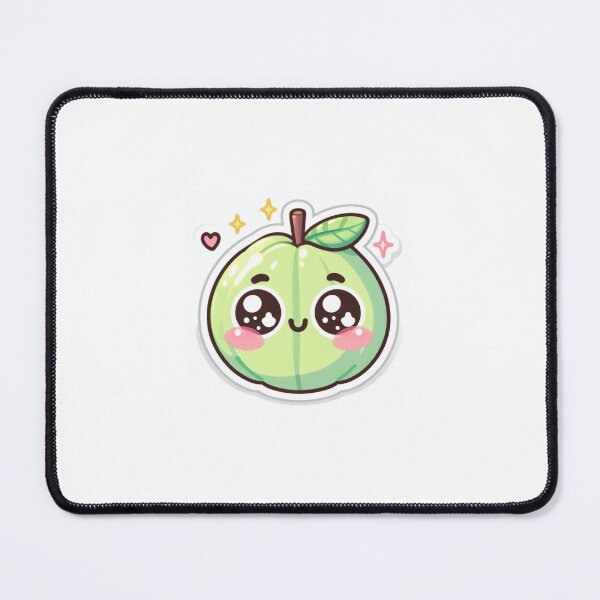 Item preview, Kawaii Guava Fruit Sticker designed and sold by PastelPawsArt.