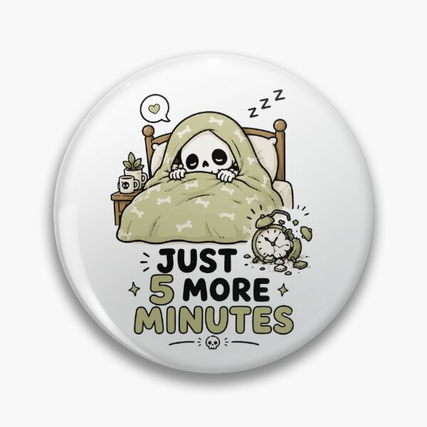 Item preview, Funny Skeleton Sleepy Burnout T-Shirt designed and sold by MaynyStudio.