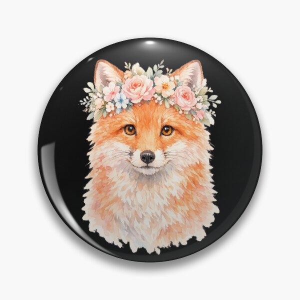 Item preview,   Fox Portrait Watercolor Pet Lovers designed and sold by erozzz.