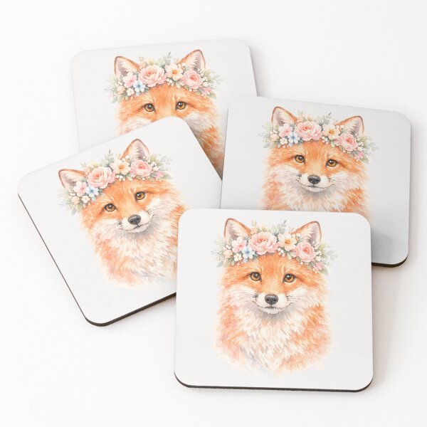 Item preview,   Fox Portrait Watercolor Pet Lovers designed and sold by erozzz.