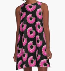Vestido acampanado No puedes comprar felicidad, pero puedes comprar DONUTS.