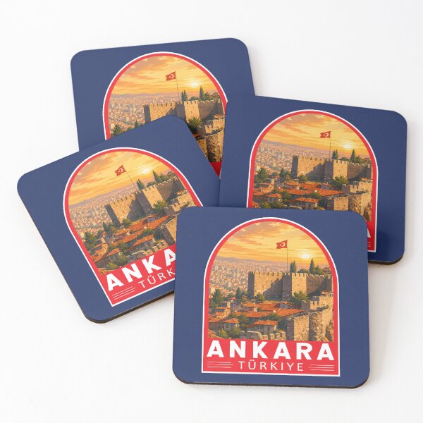 Item preview, Ankara Turkey Travel Art Emblem designed and sold by KrisSidDesigns.