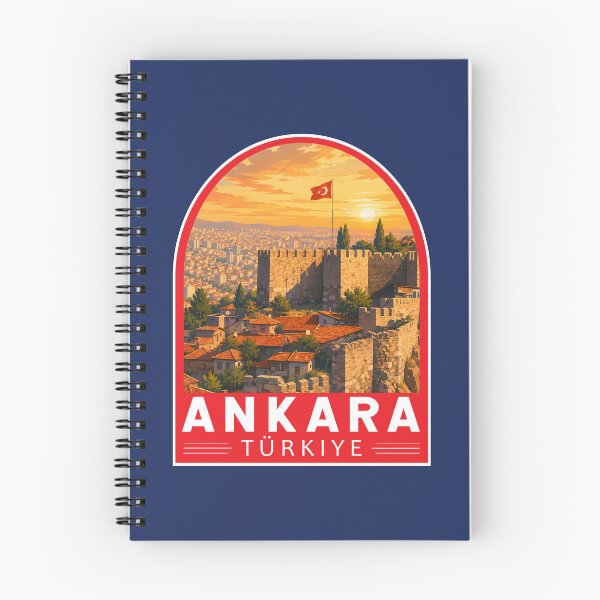 Item preview, Ankara Turkey Travel Art Emblem designed and sold by KrisSidDesigns.
