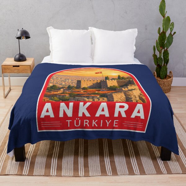 Item preview, Ankara Turkey Travel Art Emblem designed and sold by KrisSidDesigns.