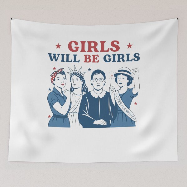 Item preview, Girls Will Be Girls Funny designed and sold by charoen-design.