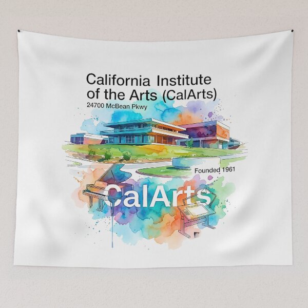 Item preview, CalArts Watercolor Expression Campus Art designed and sold by EvergreenPark - Tee Studio.