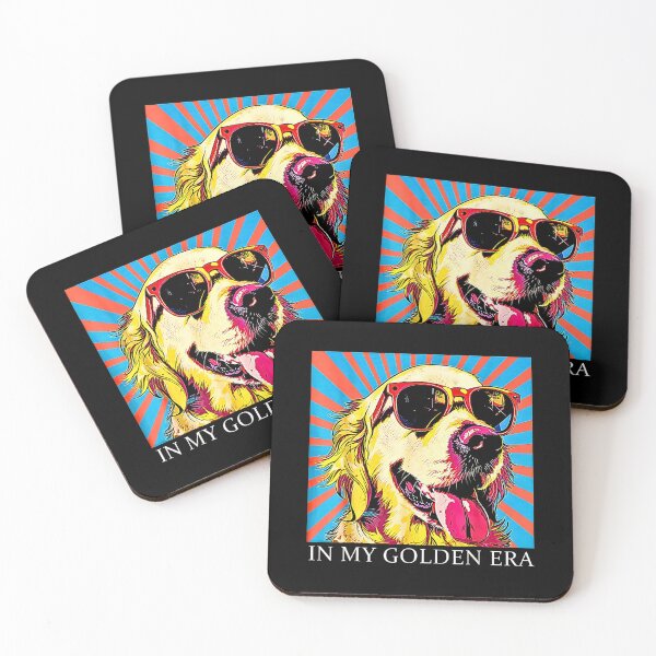 Item preview, Retro Golden Retriever In My Golden Era Vintage Pop Art designed and sold by Methahshop.