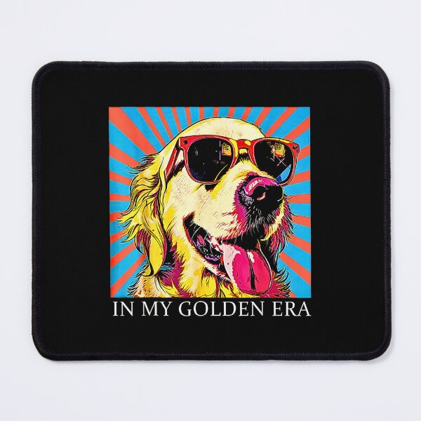 Item preview, Retro Golden Retriever In My Golden Era Vintage Pop Art designed and sold by Methahshop.