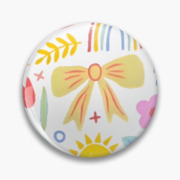 Item preview, Whimsical Nature Pattern - Colorful Rainbow Flower Aesthetic designed and sold by Rangmanch.