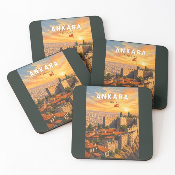Item preview, Ankara Turkey Illustration Travel Art Vintage designed and sold by KrisSidDesigns.