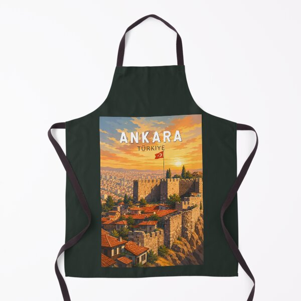Item preview, Ankara Turkey Illustration Travel Art Vintage designed and sold by KrisSidDesigns.