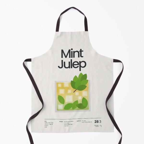 Item preview, Mint Julep Cocktail Minimalist Illustration designed and sold by archetype prints.