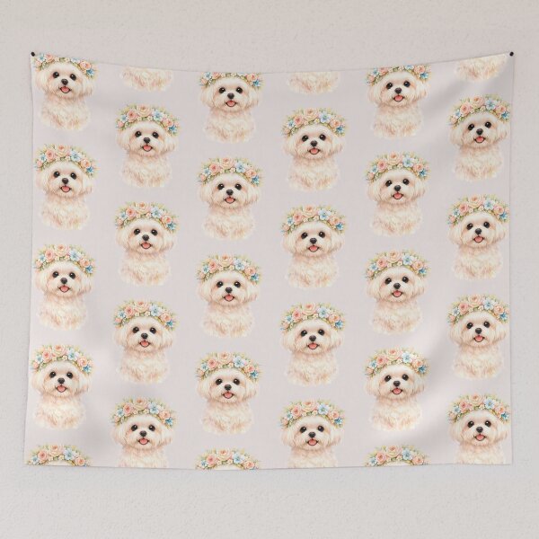 Item preview,  Maltese Portrait Watercolor Pet Lovers designed and sold by erozzz.