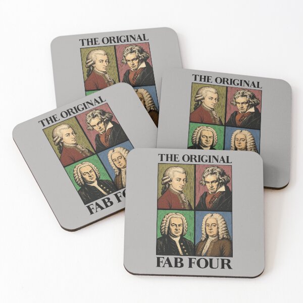 Item preview, The Original Fab Four - Mozart, Beethoven, Bach, & Handel designed and sold by krewyork.