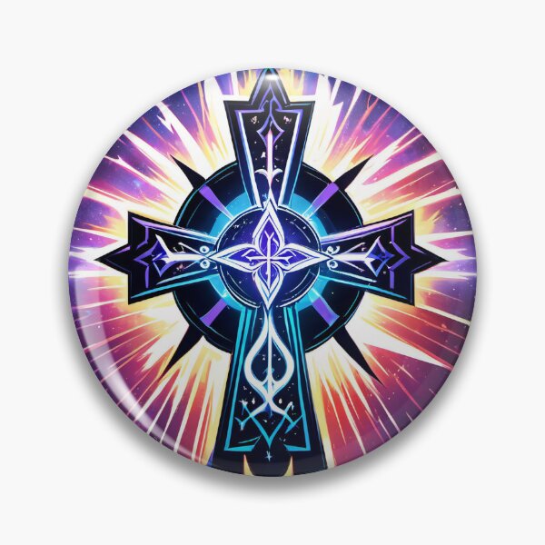 Item preview, digital art electric cross designed and sold by toothpirate.