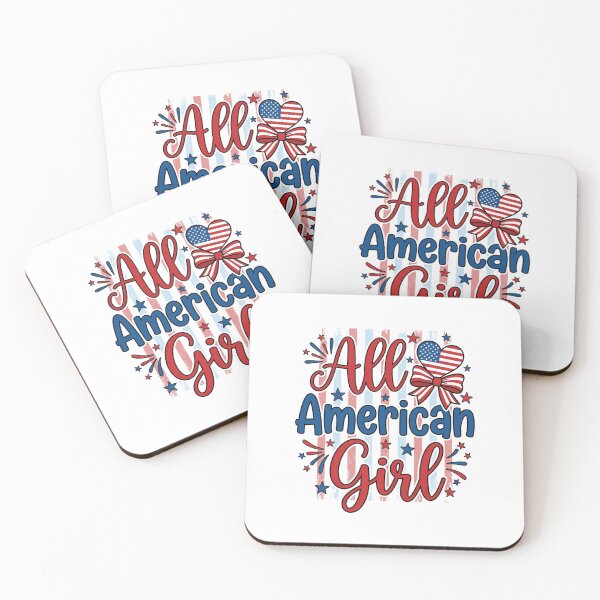 Item preview, American Girl Patriotic Usa Flag Heart Stars And Stripes designed and sold by longngusuc.