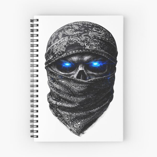 Item preview, Bandana Skull with Glowing Eyes designed and sold by INVIKETOS.