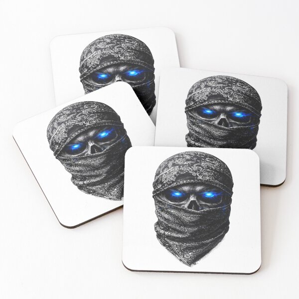 Item preview, Bandana Skull with Glowing Eyes designed and sold by Be-M0dern.