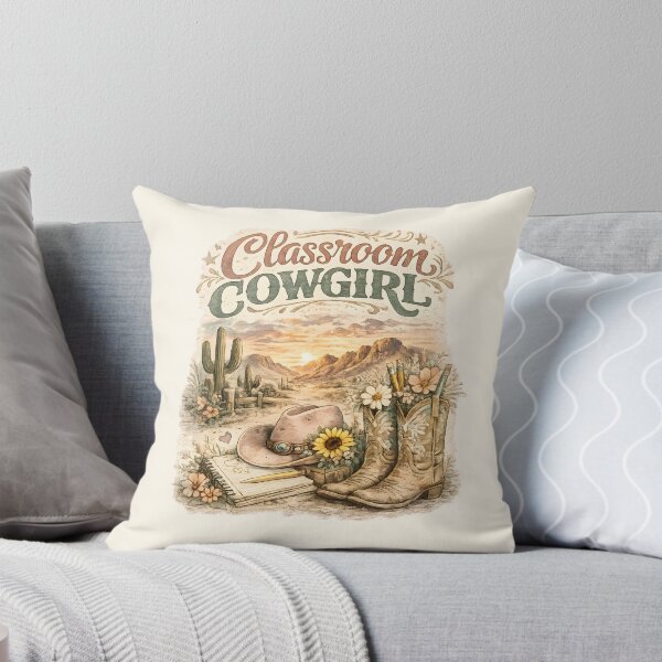 Item preview, Classroom Cowgirl Western Teacher Spirit designed and sold by Chic_Clip_Craft.
