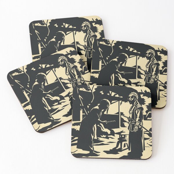 Item preview, Vintage Japanese Woodblock Style Village Scene designed and sold by Kloshfresh.