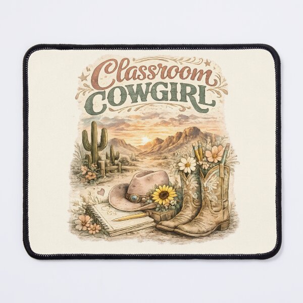 Item preview, Classroom Cowgirl Western Teacher Spirit designed and sold by Chic_Clip_Craft.