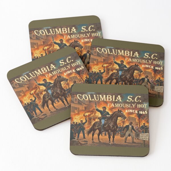 Item preview, Columbia SC Famously Hot Since 1865 Sherman's March designed and sold by Larry Oates.