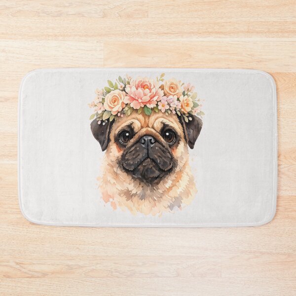 Item preview, Pug Dog   Portrait Watercolor Pet Lovers designed and sold by erozzz.