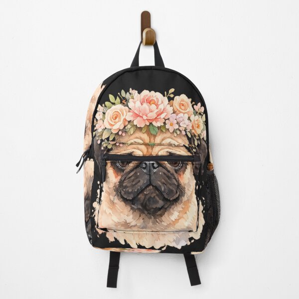 Item preview, Pug Dog Portrait Watercolor Pet Lovers designed and sold by erozzz.